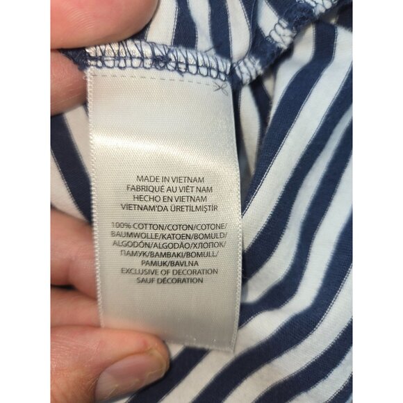 Polo Ralph Lauren Mens Classic Fit Navy Striped Polo XL - Picture 6 of 8